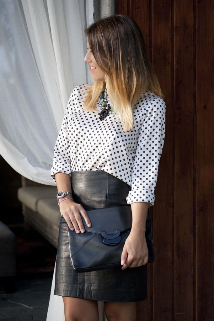Marta Ibrahim - Leather skirt