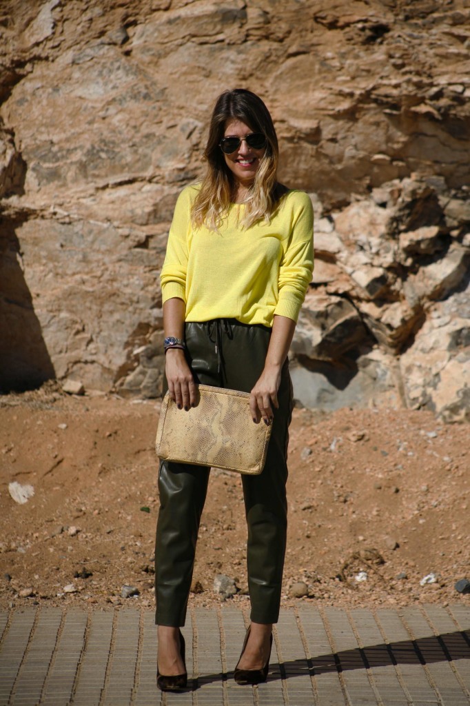 Marta ibrahim - leather pants
