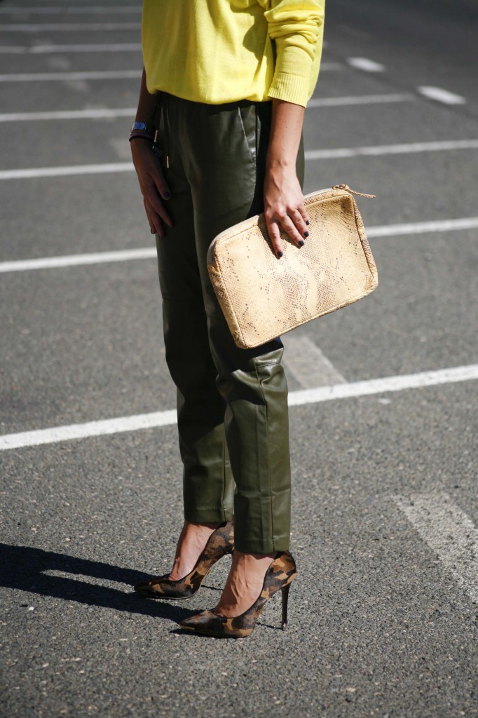 Marta ibrahim - leather pants